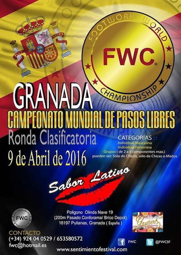 Eliminatoria FWC ¨ Granada ¨ 9 De Abril 2016