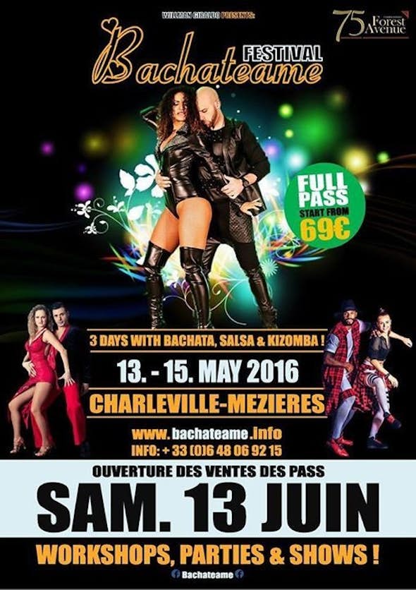 2nd Bachateame Festival (from Paris) -13-15 Mai 2016