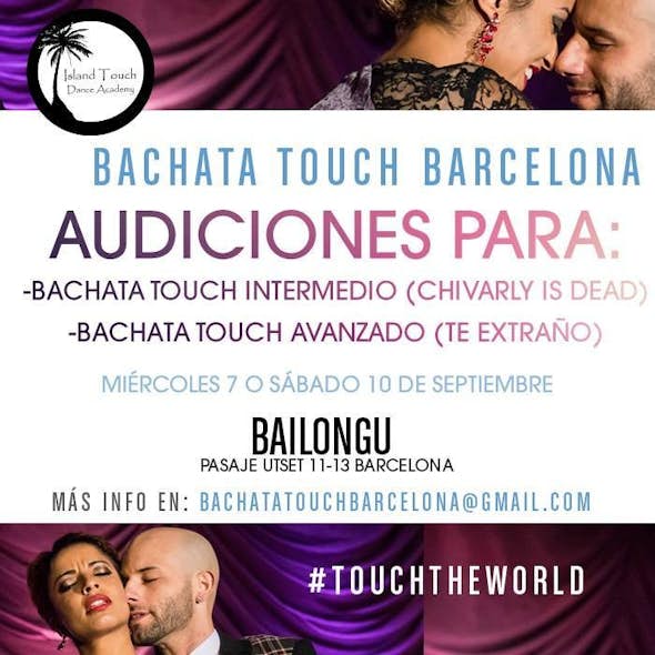Audiciones tercera temporada Bachata Touch Barcelona