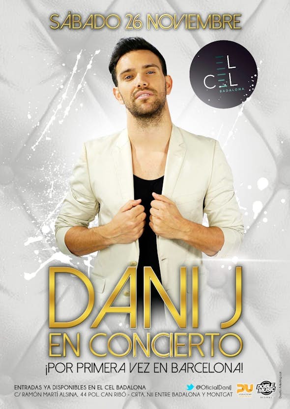 Dani J en concierto en Barcelona - Diciembre 2016