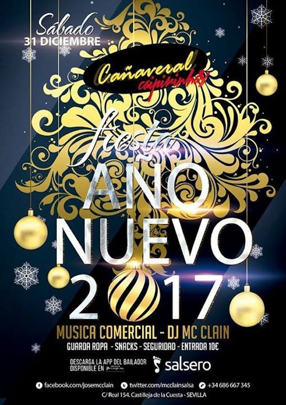 New Year party in Cañaveral