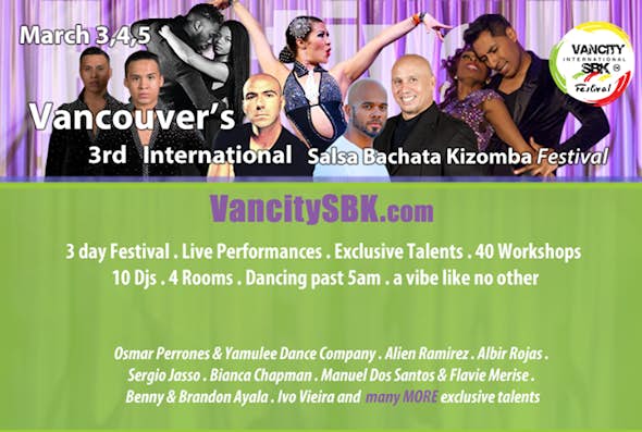 Vancity International Salsa Bachata Kizomba Festival 2017