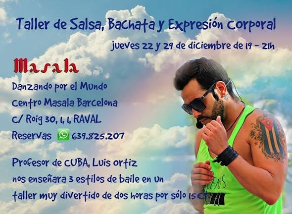 Masterclass: Salsa, Bachata, Expresión Corporal con Luis Ortiz