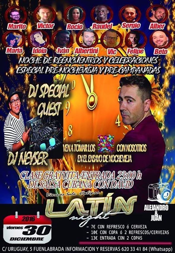 Last Latin Night 2016 Sala Calipso 30/12/2016