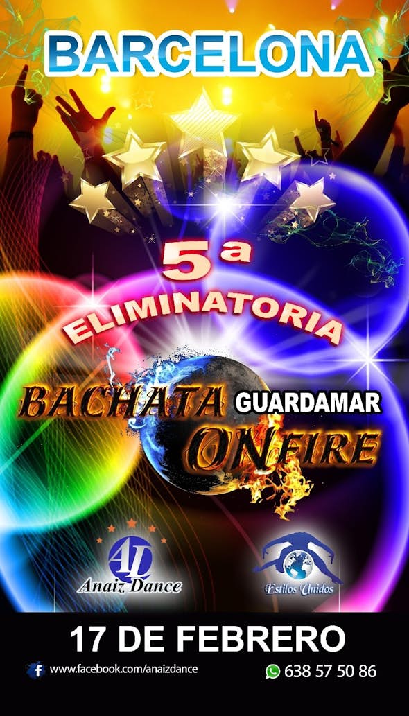BACHATA ON FIRE - 5ta eliminatoria en Barcelona