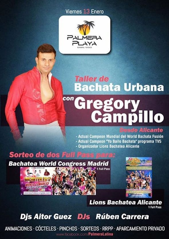 Bachata Urbana con Gregory Campillo en Palmera Playa!