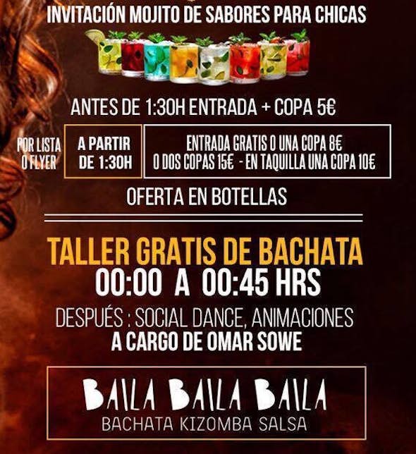 Viernes de Bachata en Barcelona con entrada gratis