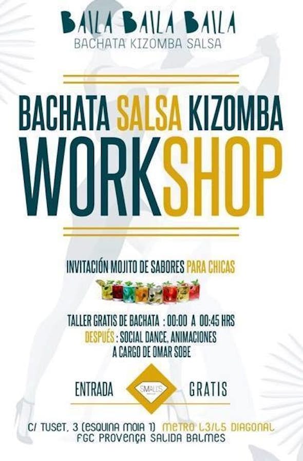 Viernes taller de Bachata en Barcelona
