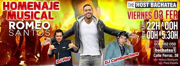 Friday at The Host Bachatea - Tribute to Romeo Santos