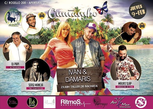 Cumambo Barcelona - Jueves 9 - Taller Iván & Damaris