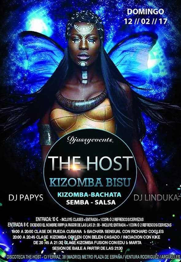 The Host Kizomba Bisú Sunday 12