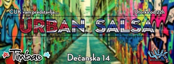 URBAN Salsa Party - Utorak - Centar Urbane Kulture