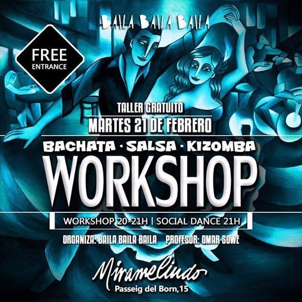Martes Bachata & Kizomba Workshop (El Born) BCN