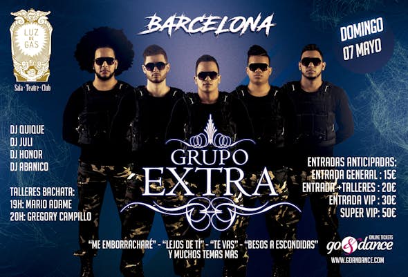 Grupo Extra in Barcelona - Sala Luz de Gas
