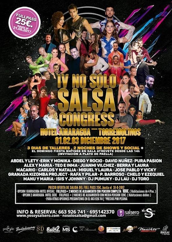 No Solo Salsa Congress 2017 (IV Edition)