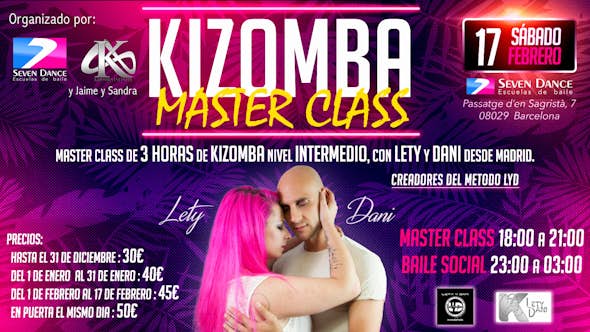 Master Class de Kizomba by Lety y Dani