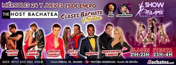 Miercoles 24 & Jueves 25 -The Host Bachatea