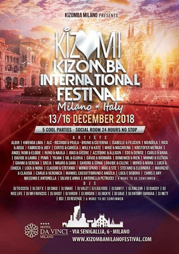 Kizmi 18 Kizomba Milano Festival 18 Go Dance