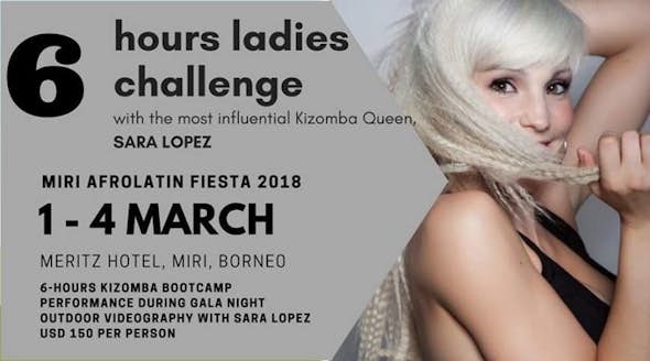Sara Lopez Ladies Challenge Miri AfroLatin Fiesta 2018