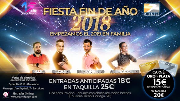Fiesta Fin de Año 2018 Seven Dance - Dio Club