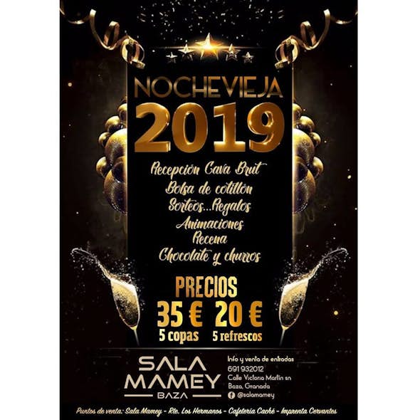 New Year's Eve 2019 in Sala Mamey