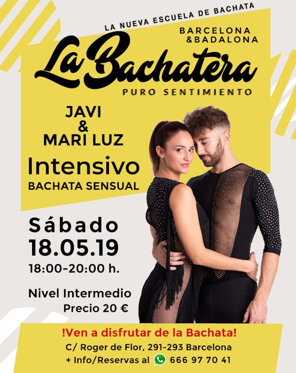 Intensivo Bachata Javi & Mari Luz en La Bachatera (Barcelona)