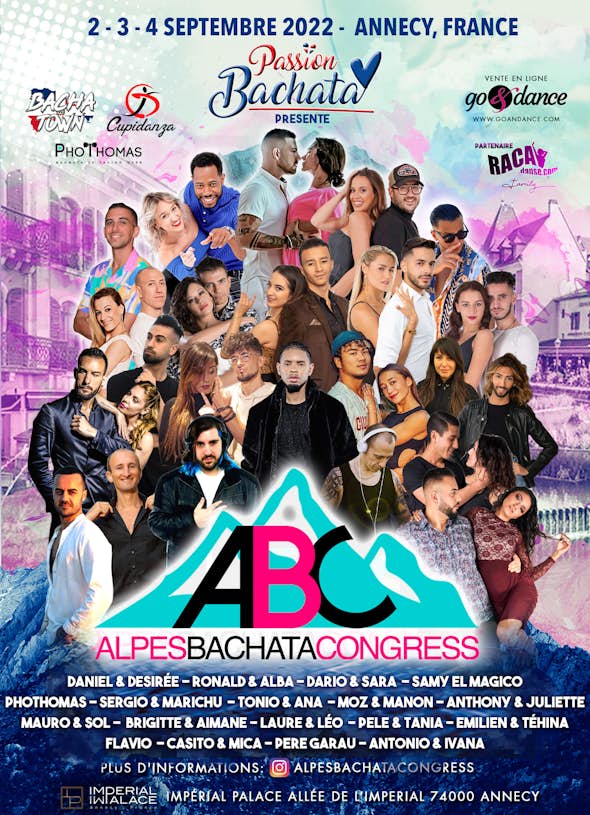 ALPES BACHATA CONGRESS - ABC - 2-3-4 September 2022