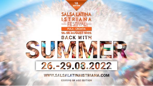 18th Salsa Latina Istriana Festival - August 2022