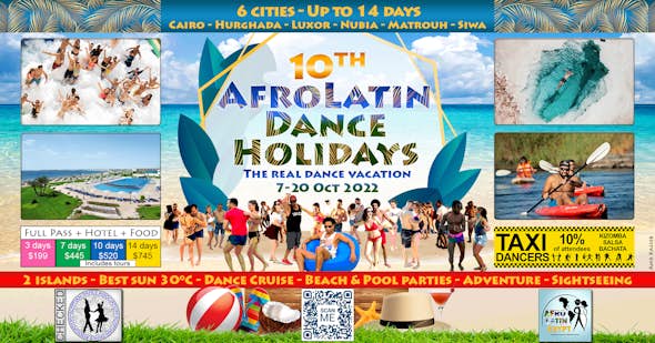 10th AfroLatin Dance Holidays - Egypt - October 2022