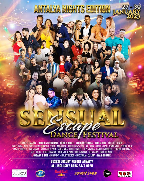 Sensual Escape Festival Antalya Nights Edition - Enero 2023