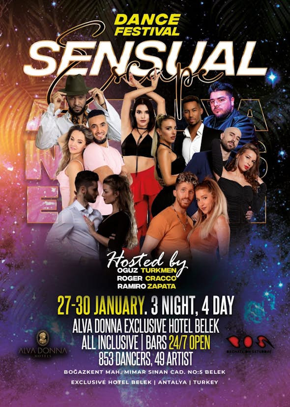 Sensual Escape Festival Antalya Nights Edition - January 2023