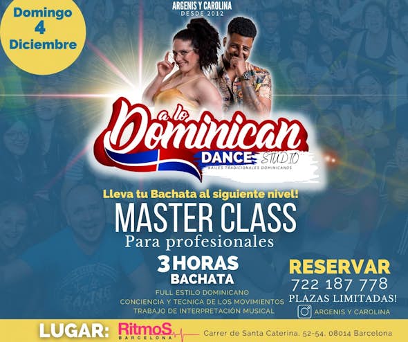 Dominican Bachata Masterclass with Argenis and Carolina