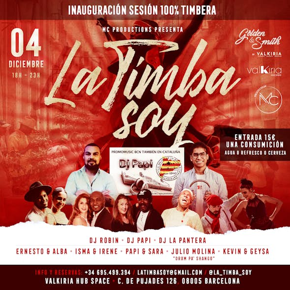 La Timba Soy Party - Barcelona 4th December 2022