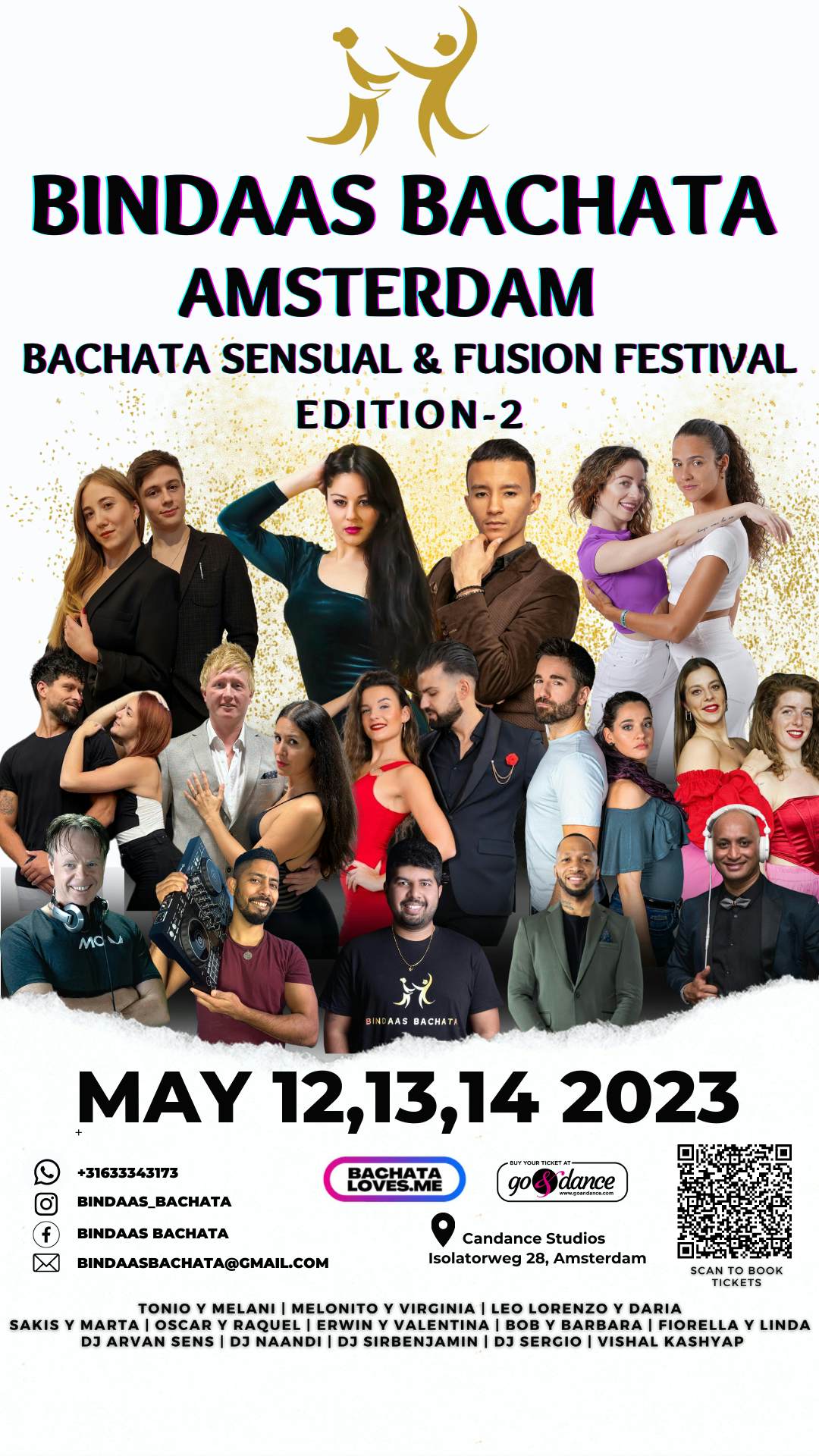 BINDAAS BACHATA Amsterdam Festival - May 2023 (2nd Edition) - go&dance