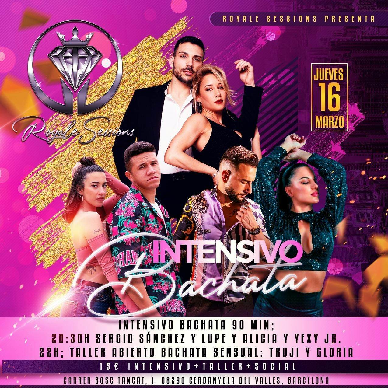 Workshop BACHATA SENSUAL: Sergio Sanchez y Lupe & Alicia y Yexy - go&dance