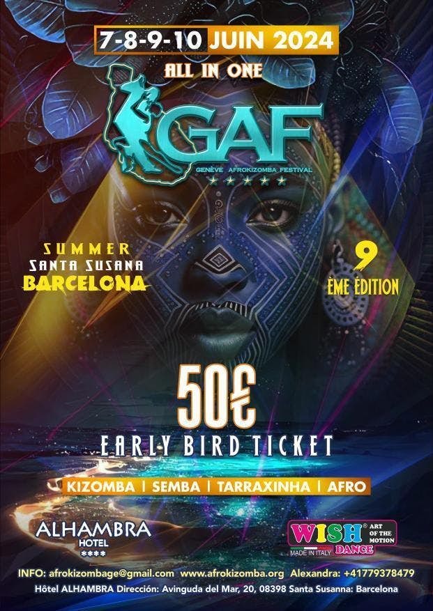 GAF Summer Festival Barcelona Spain 2024 go&dance