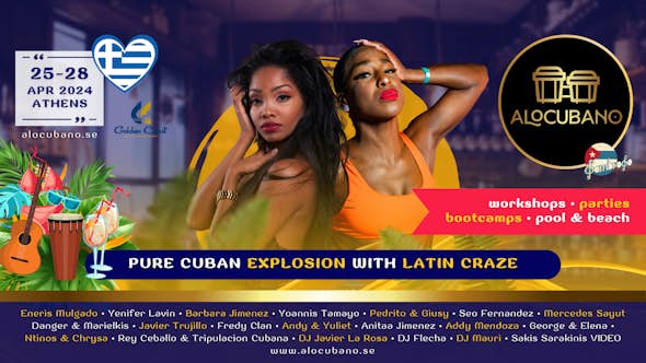 AloCubano Festival 2024 • Cuban Fever & Latin Craze with Sambroso • ATHENS Marathon Beach