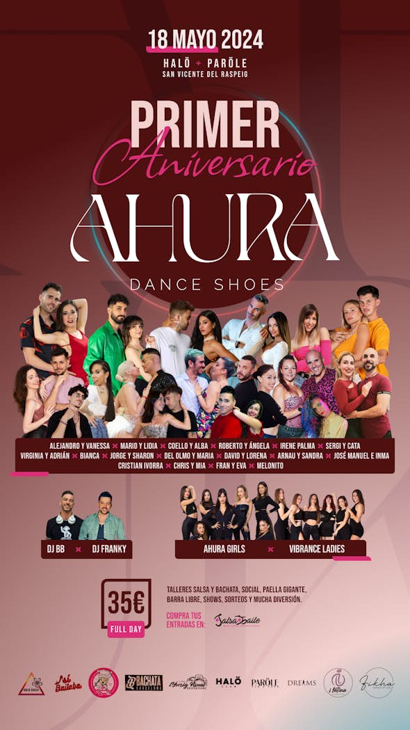 Ahura Dance Shoes First Anniversary