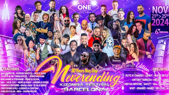 Neverending Kizomba Festival BARCELONA 2024 - 6th Ed.