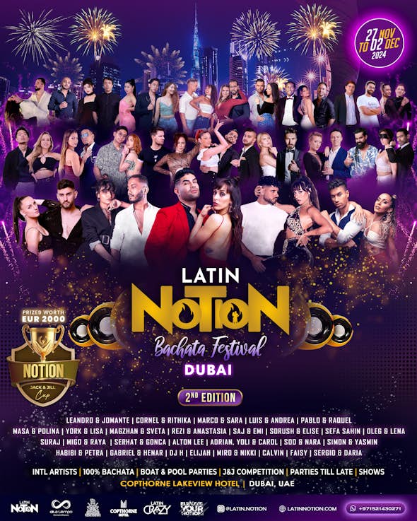 Latin Notion Festival de Bachata 2024 - Dubai
