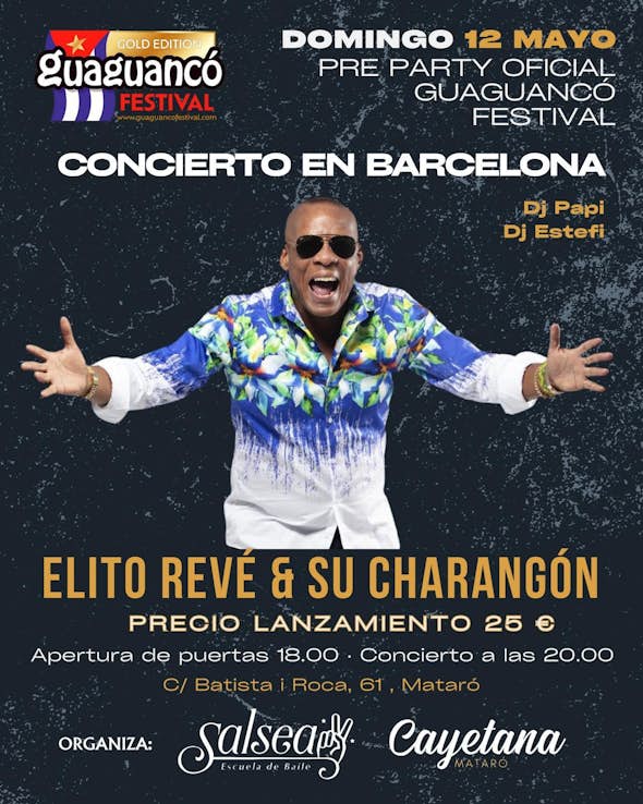 Elito Revé y su charangón en concierto - 12 de Mayo 2024