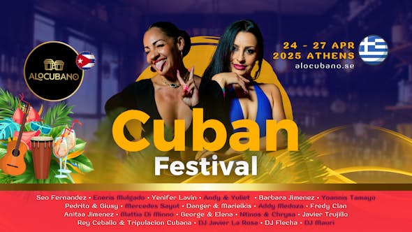 AloCubano® Salsa Festival 2025 • Cuban Fever & Latin Craze • ATHENS Marathon Beach