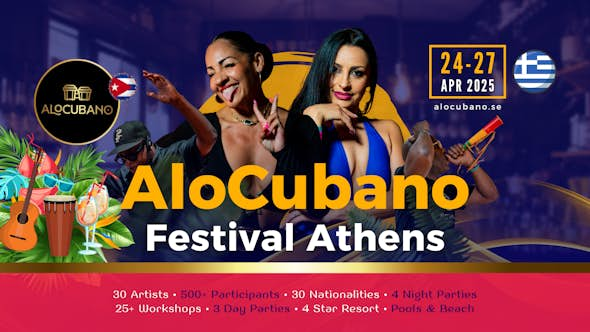 AloCubano® Salsa Festival 2025 • Cuban Fever & Latin Craze • ATHENS Marathon Beach