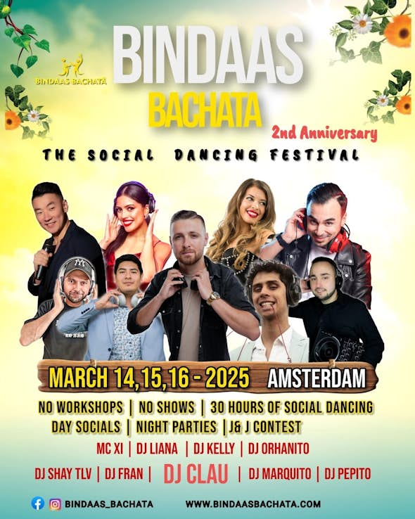 𝑩𝑰𝑵𝑫𝑨𝑨𝑺 𝑩𝒂𝒄𝒉𝒂𝒕𝒂 𝑺𝒆𝒏𝒔𝒖𝒂𝒍 Social Dancing Festival in Amsterdam