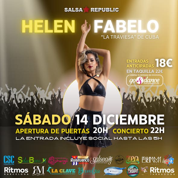 Helen Fabelo "La traviesa" in concert - December 14