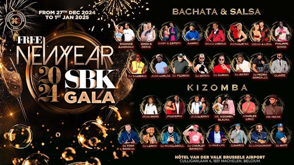 VIVA FREE NEW YEAR SBK GALA BRUSSELS 2024 5e EDITION