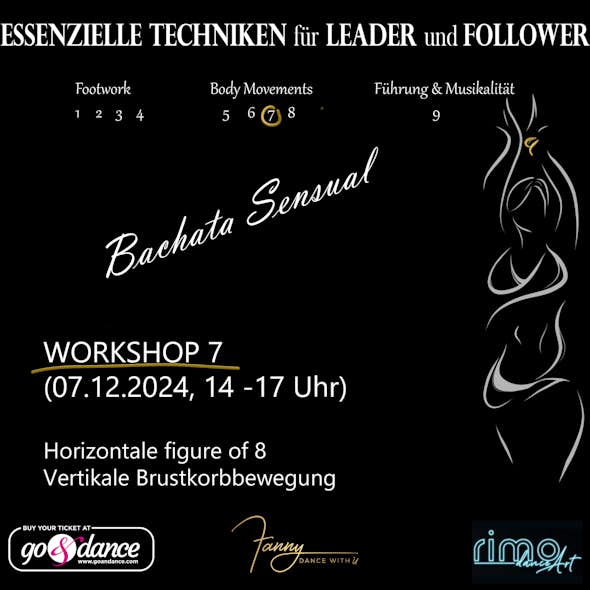 Técnicas esenciales en Bachata Sensual - 07 Diciembre (Taller 7)