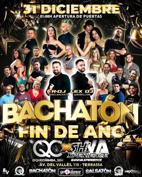 🎉🥂🍾 BACHATÓN FIN DE AÑO 🎉🥂🍾 31 DE DICIEMBRE 🎉🥂🍾 QUECHIMBA x SHIVA XPERIENCE 🎉🥂🍾