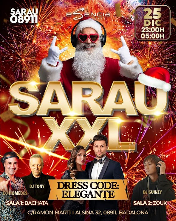 CELEBRA NAVIDAD CON NOSOTROS - SARAU (XXL) - DOS SALAS DOS AMBIENTES