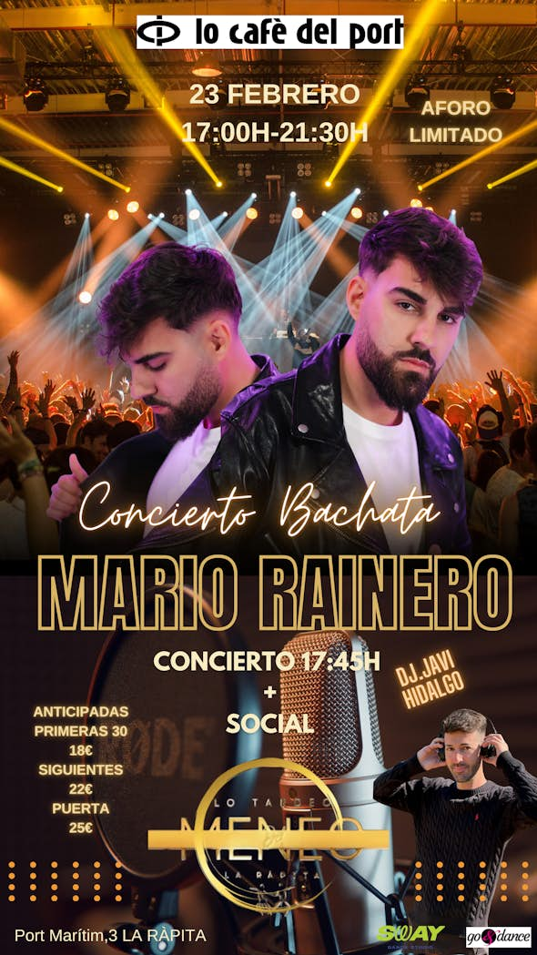 CONCIERTO BACHATA MARIO RAINERO